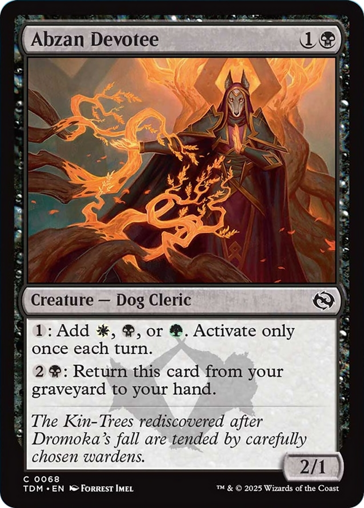 Abzan Devotee [Tarkir: Dragonstorm] | Deep Dive Games St. Marys
