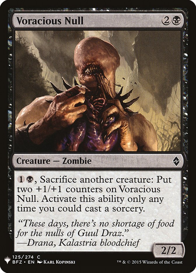 Voracious Null [Mystery Booster] | Deep Dive Games St. Marys