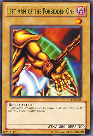 Left Arm of the Forbidden One (Green) [DL11-EN005] Rare | Deep Dive Games St. Marys