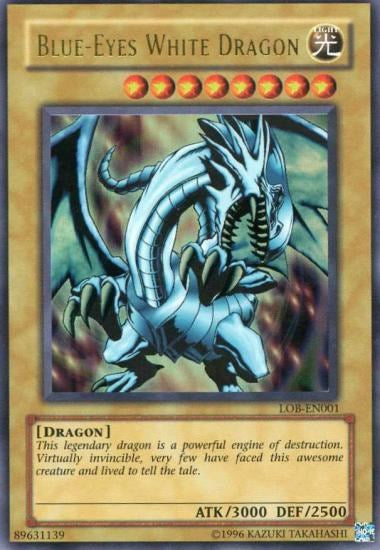 Blue-Eyes White Dragon [LOB-EN001] Ultra Rare | Deep Dive Games St. Marys