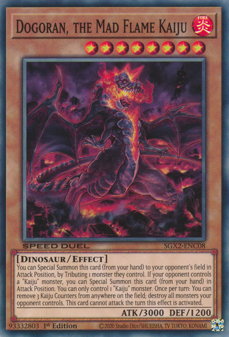 Dogoran, the Mad Flame Kaiju [SGX2-ENC08] Common | Deep Dive Games St. Marys