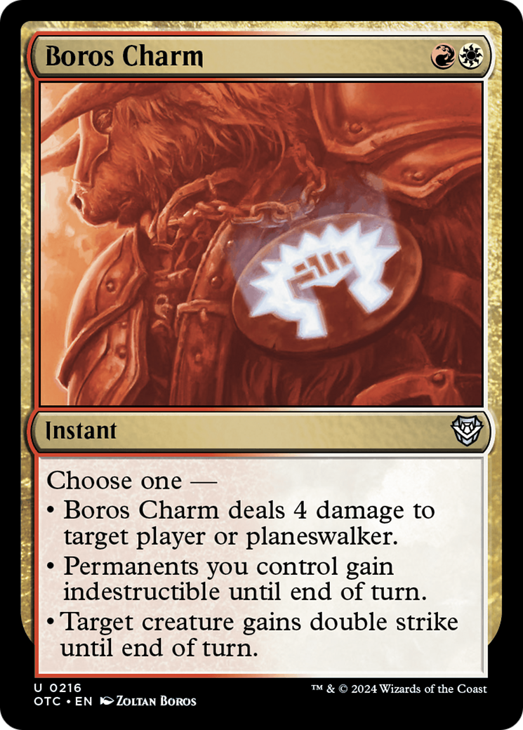 Boros Charm [Outlaws of Thunder Junction Commander] | Deep Dive Games St. Marys