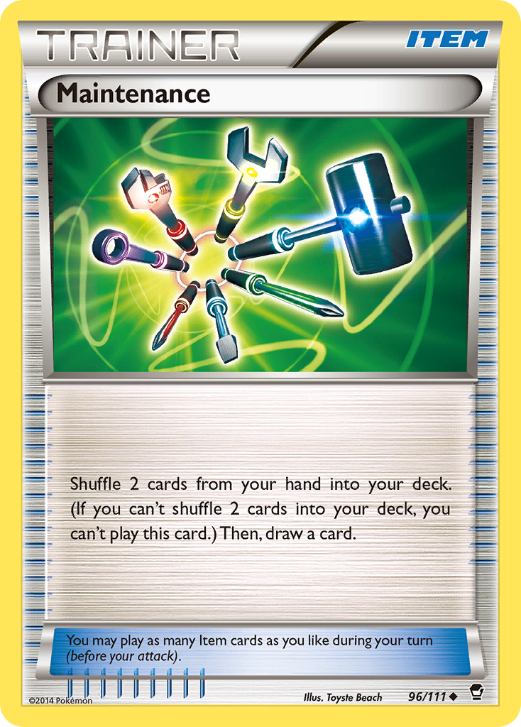 Maintenance (96/111) [XY: Furious Fists] | Deep Dive Games St. Marys