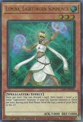 Lumina, Lightsworn Summoner [LART-EN045] Ultra Rare | Deep Dive Games St. Marys