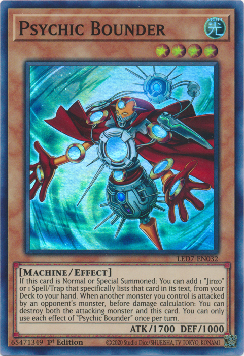Psychic Bounder [LED7-EN032] Super Rare | Deep Dive Games St. Marys