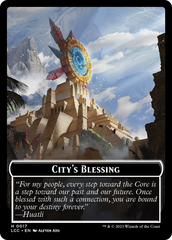 Tiny // City's Blessing Double-Sided Token [Secret Lair Drop Series] | Deep Dive Games St. Marys