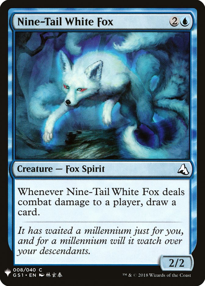 Nine-Tail White Fox [Mystery Booster] | Deep Dive Games St. Marys