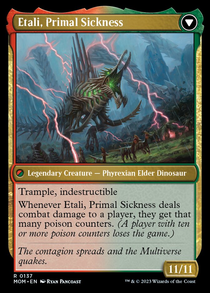 Etali, Primal Conqueror // Etali, Primal Sickness [March of the Machine] | Deep Dive Games St. Marys