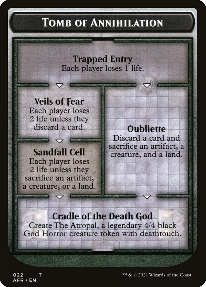 Tomb of Annihilation Token (Oversized) [Oversize Cards] | Deep Dive Games St. Marys