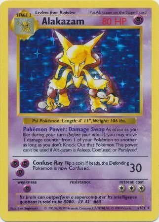 Alakazam (1/102) [Base Set Shadowless Unlimited] | Deep Dive Games St. Marys