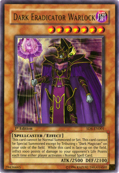 Dark Eradicator Warlock [SD6-EN001] Ultra Rare | Deep Dive Games St. Marys