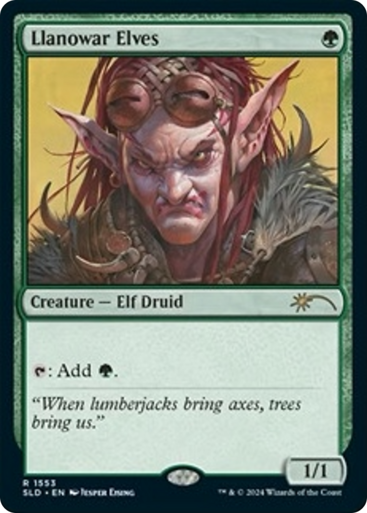 Llanowar Elves (1553) [Secret Lair Drop Series] | Deep Dive Games St. Marys