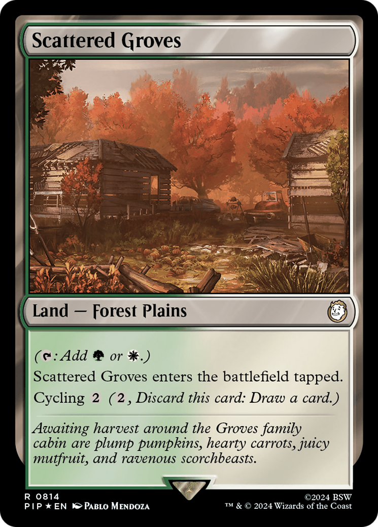 Scattered Groves (Surge Foil) [Fallout] | Deep Dive Games St. Marys