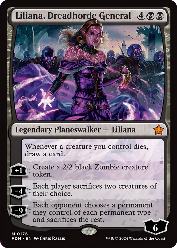 Liliana, Dreadhorde General [Foundations] | Deep Dive Games St. Marys