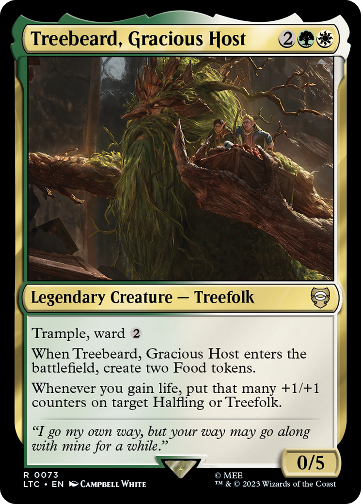 Treebeard, Gracious Host [The Lord of the Rings: Tales of Middle-Earth Commander] | Deep Dive Games St. Marys