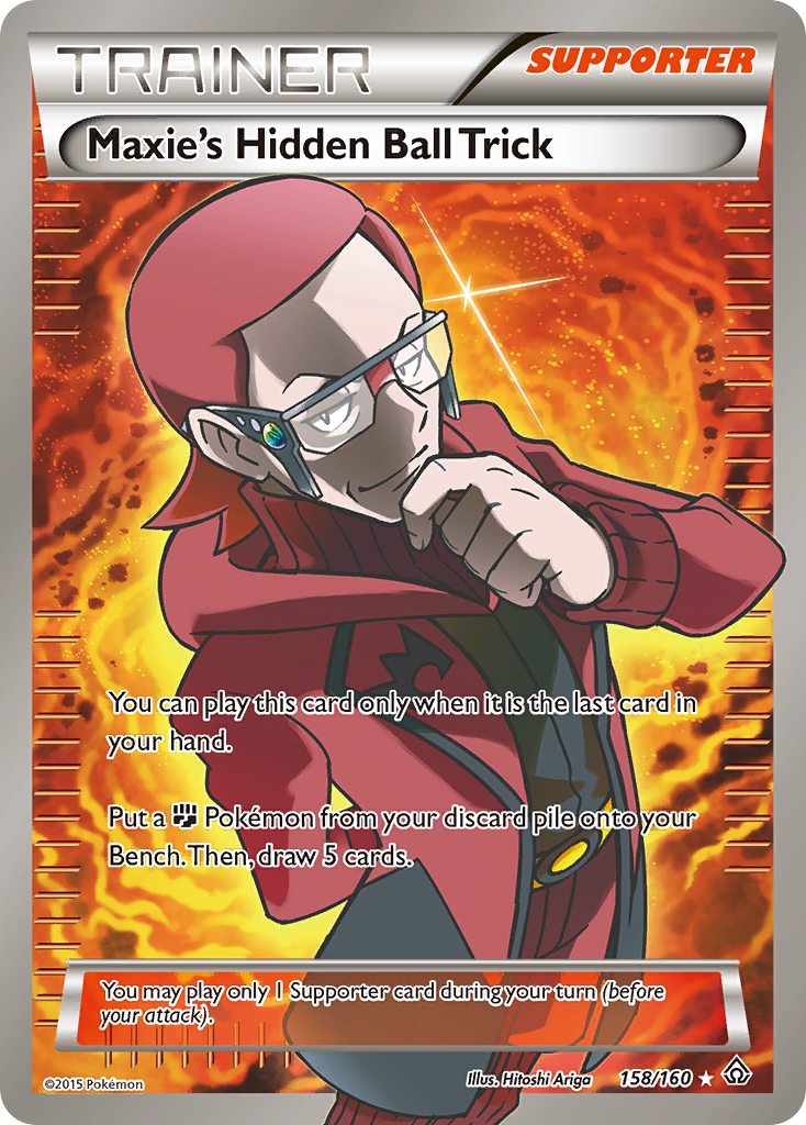 Maxie's Hidden Ball Trick (158/160) [XY: Primal Clash] | Deep Dive Games St. Marys