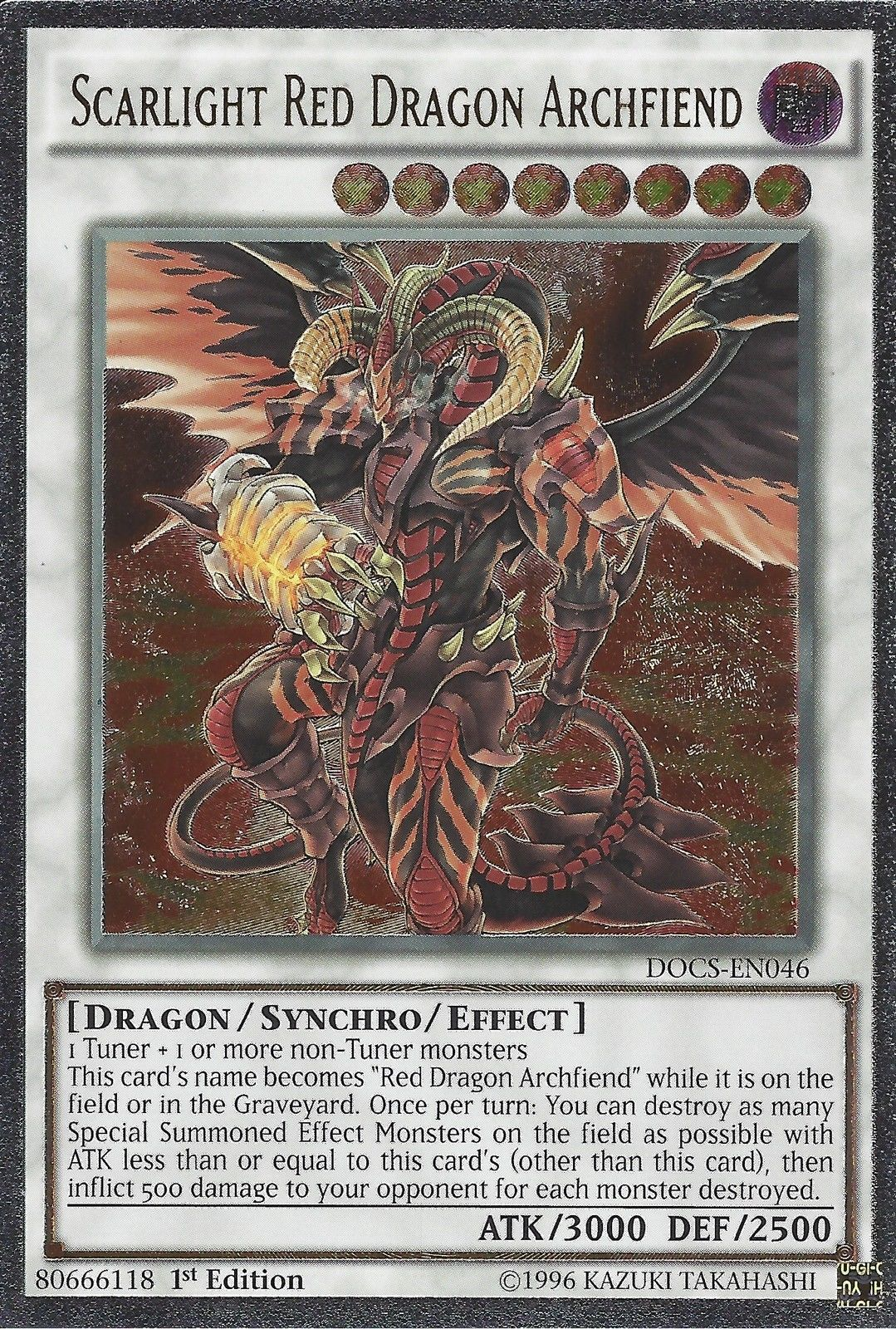 Scarlight Red Dragon Archfiend (UTR) [DOCS-EN046] Ultimate Rare | Deep Dive Games St. Marys