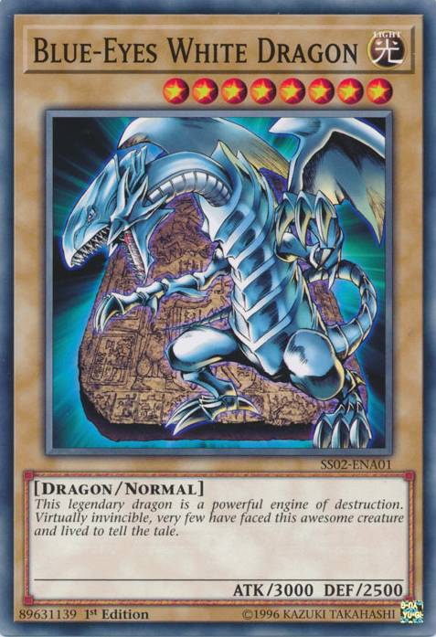 Blue-Eyes White Dragon [SS02-ENA01] Common | Deep Dive Games St. Marys