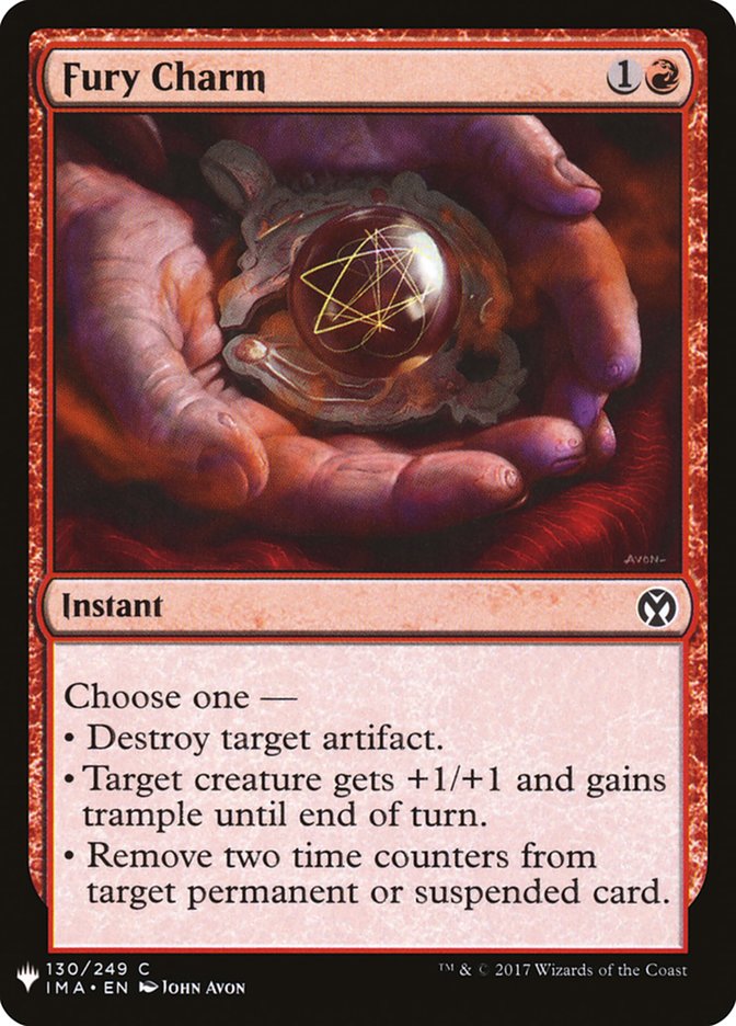 Fury Charm [Mystery Booster] | Deep Dive Games St. Marys