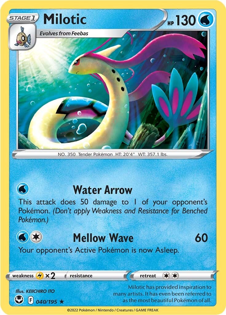 Milotic (040/195) [Sword & Shield: Silver Tempest] | Deep Dive Games St. Marys