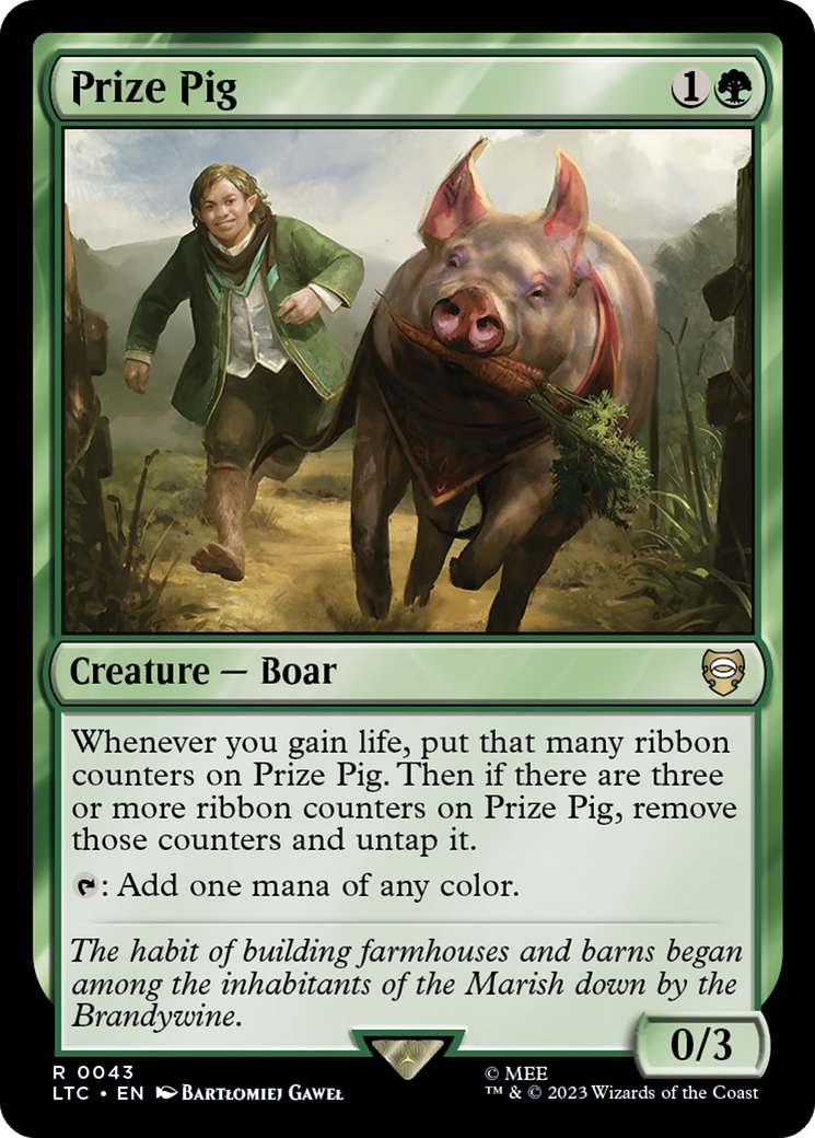 Prize Pig [The Lord of the Rings: Tales of Middle-Earth Commander] | Deep Dive Games St. Marys