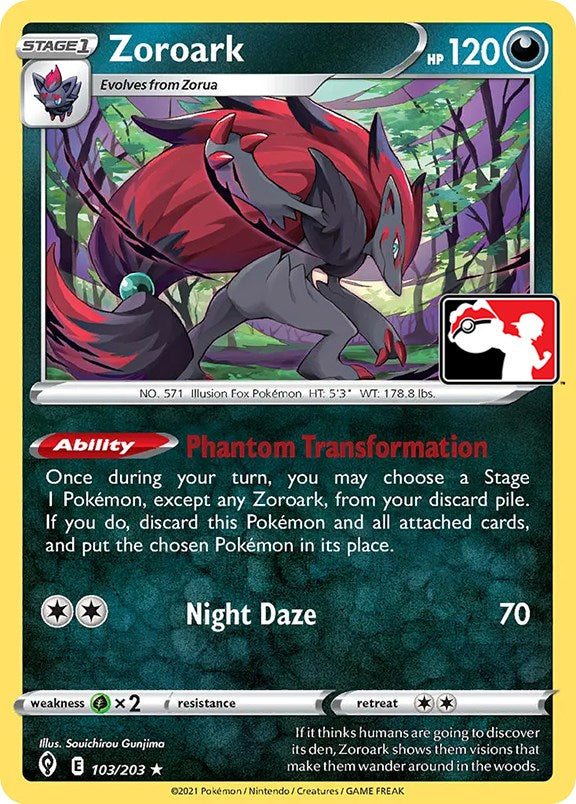 Zoroark (103/203) [Prize Pack Series One] | Deep Dive Games St. Marys