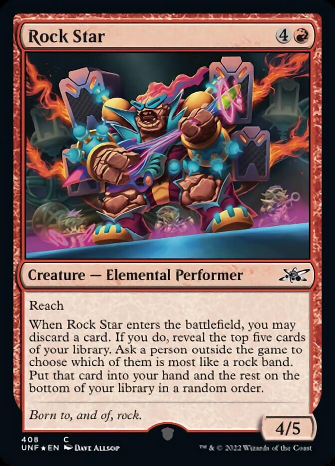 Rock Star (Galaxy Foil) [Unfinity] | Deep Dive Games St. Marys