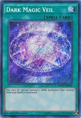 Dark Magic Veil [MVP1-ENS19] Secret Rare | Deep Dive Games St. Marys