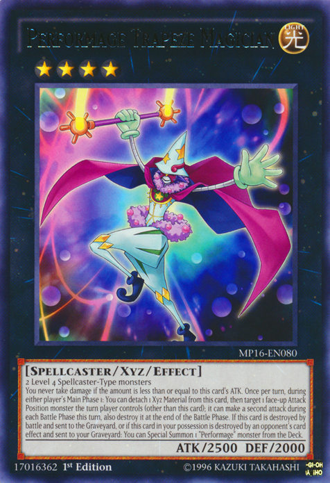 Performage Trapeze Magician [MP16-EN080] Rare | Deep Dive Games St. Marys