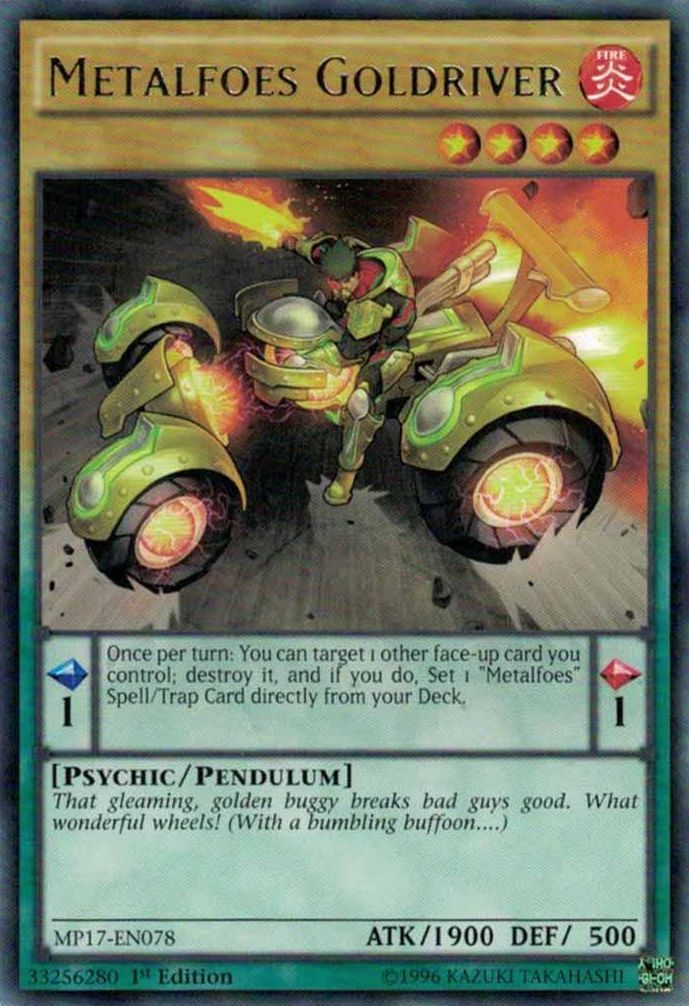 Metalfoes Goldriver [MP17-EN078] Rare | Deep Dive Games St. Marys