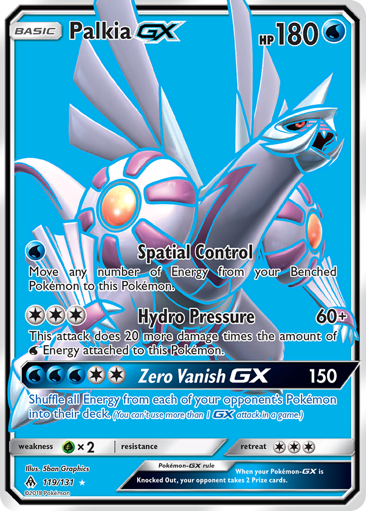 Palkia GX (119/131) [Sun & Moon: Forbidden Light] | Deep Dive Games St. Marys