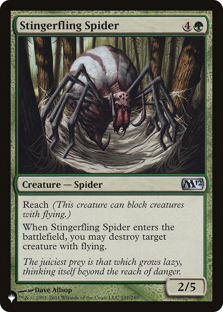 Stingerfling Spider [The List] | Deep Dive Games St. Marys