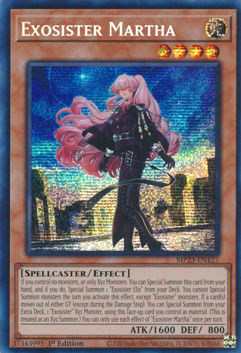 Exosister Martha [MP23-EN127] Prismatic Secret Rare | Deep Dive Games St. Marys