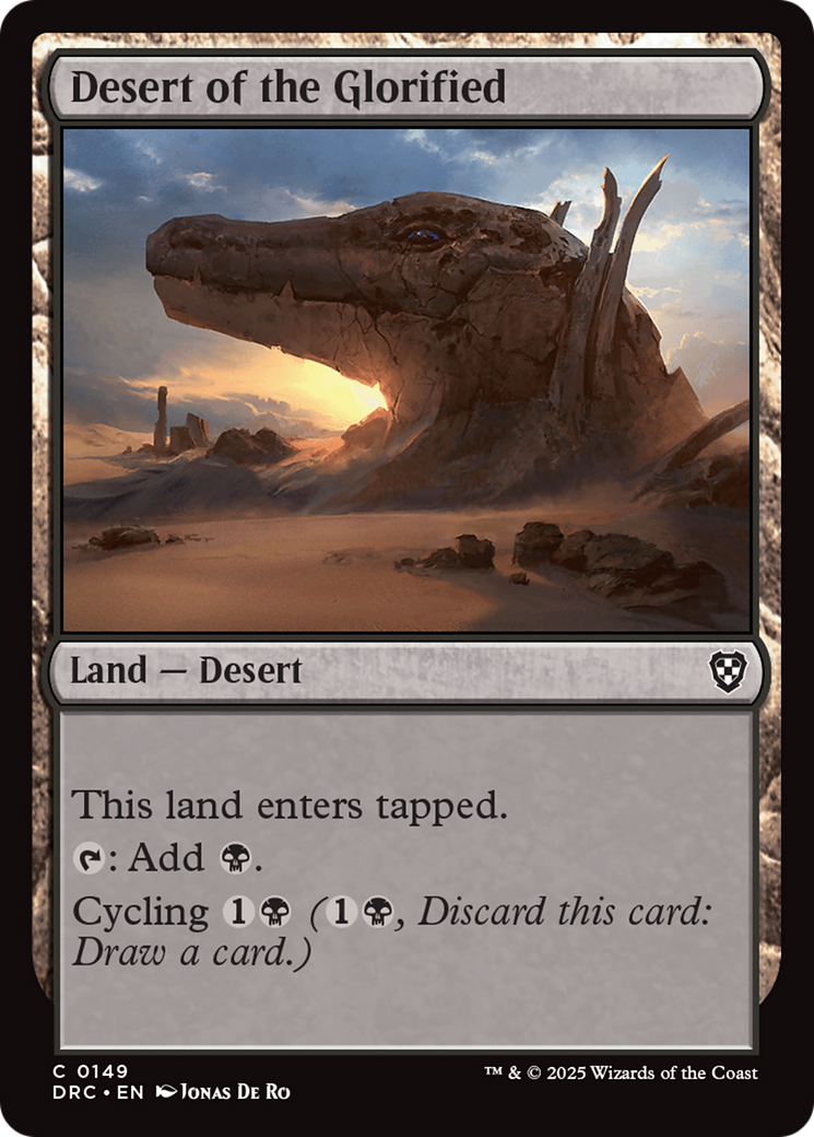 Desert of the Glorified [Aetherdrift Commander] | Deep Dive Games St. Marys