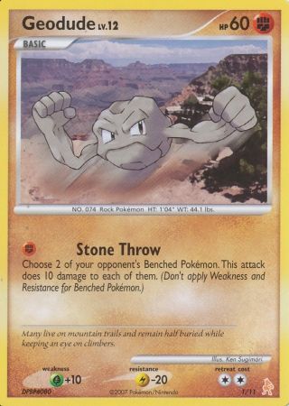 Geodude (1/11) [Diamond & Pearl: Trainer Kit - Lucario] | Deep Dive Games St. Marys