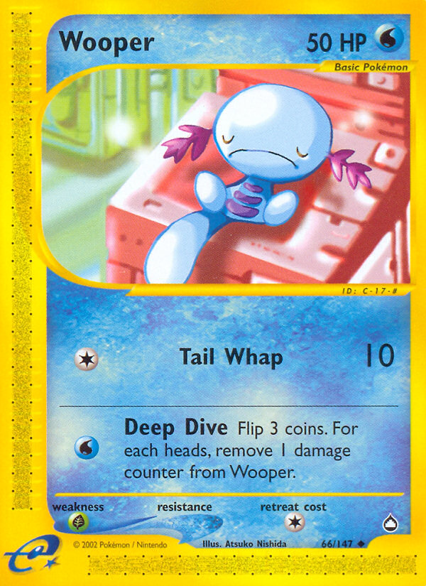 Wooper (66/147) [Aquapolis] | Deep Dive Games St. Marys