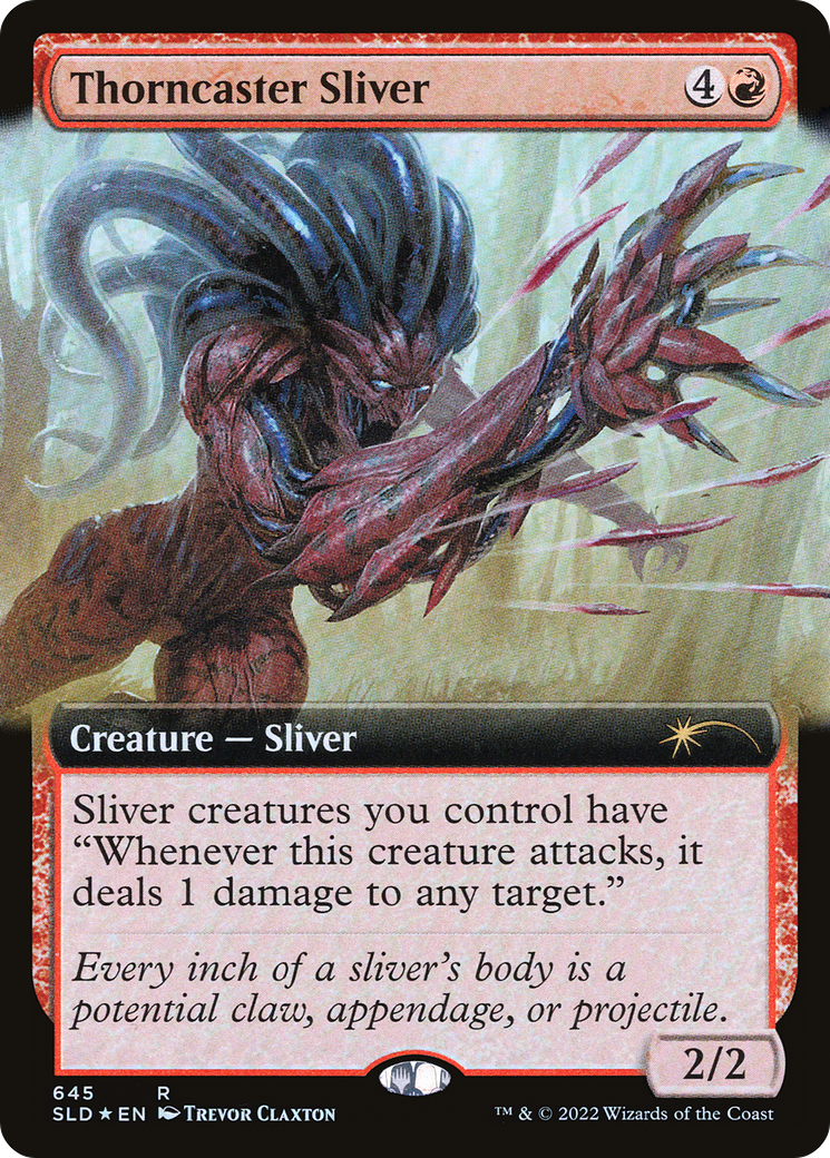 Thorncaster Sliver (Extended Art) [Secret Lair Drop Series] | Deep Dive Games St. Marys