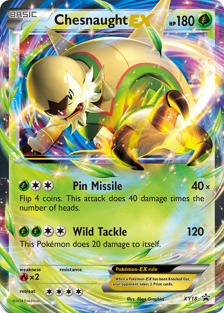 Chesnaught EX (XY18) [XY: Black Star Promos] | Deep Dive Games St. Marys