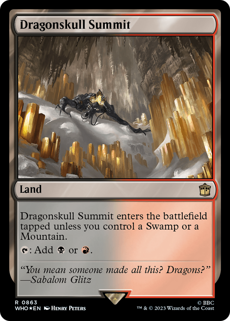 Dragonskull Summit (Surge Foil) [Doctor Who] | Deep Dive Games St. Marys