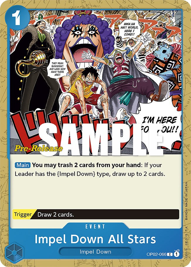 Impel Down All Stars [Paramount War Pre-Release Cards] | Deep Dive Games St. Marys