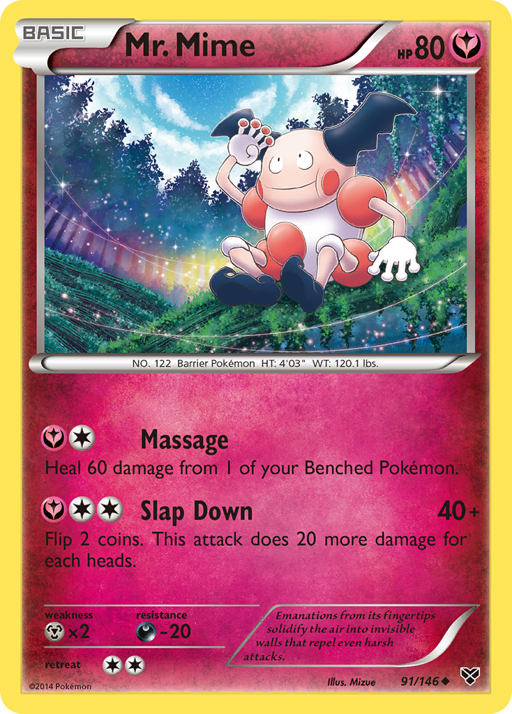 Mr. Mime (91/146) [XY: Base Set] | Deep Dive Games St. Marys