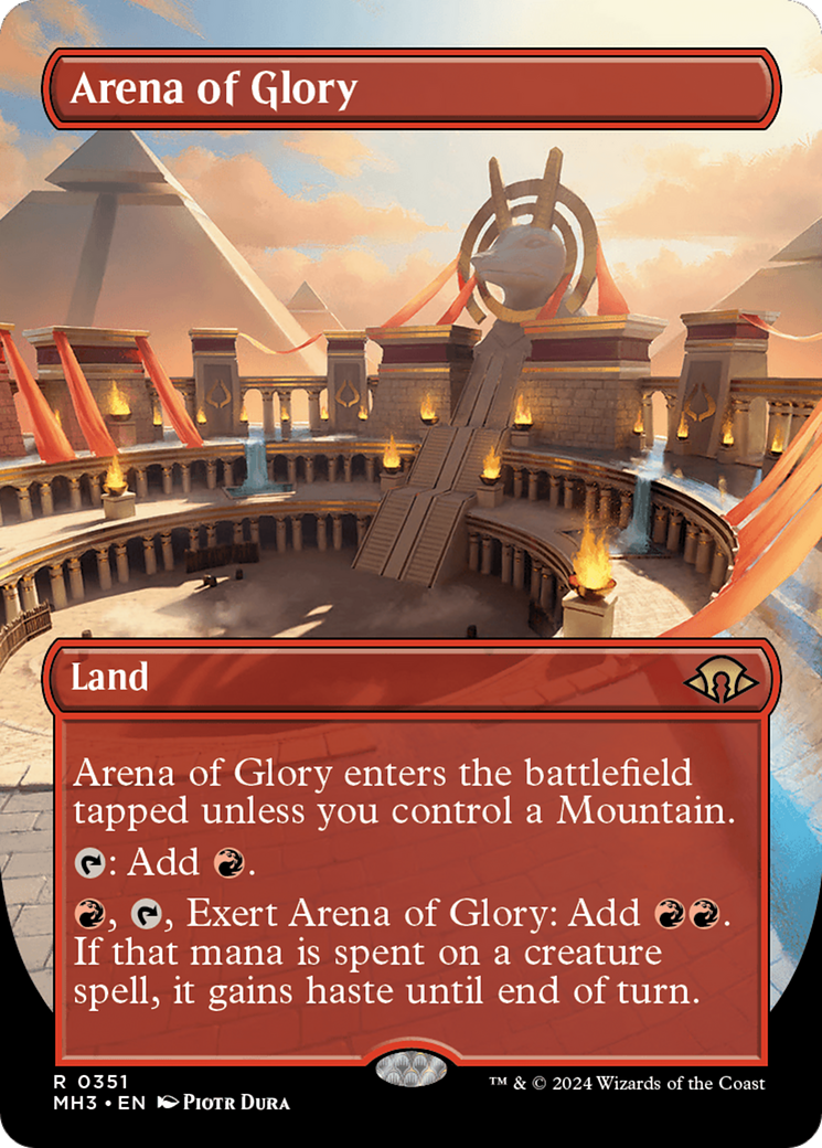 Arena of Glory (Borderless) [Modern Horizons 3] | Deep Dive Games St. Marys