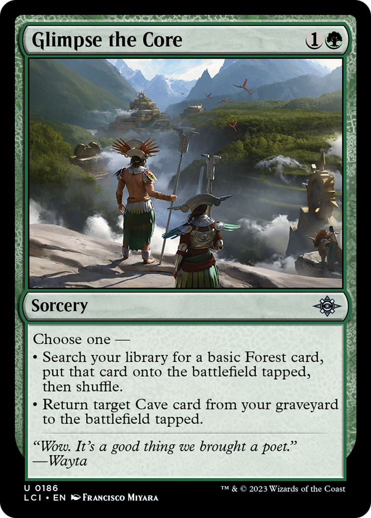 Glimpse the Core [The Lost Caverns of Ixalan] | Deep Dive Games St. Marys