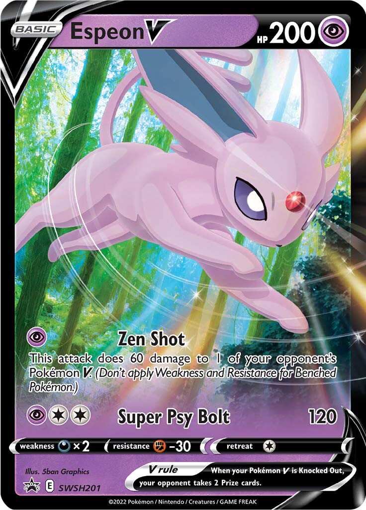 Espeon V (SWSH201) [Sword & Shield: Black Star Promos] | Deep Dive Games St. Marys