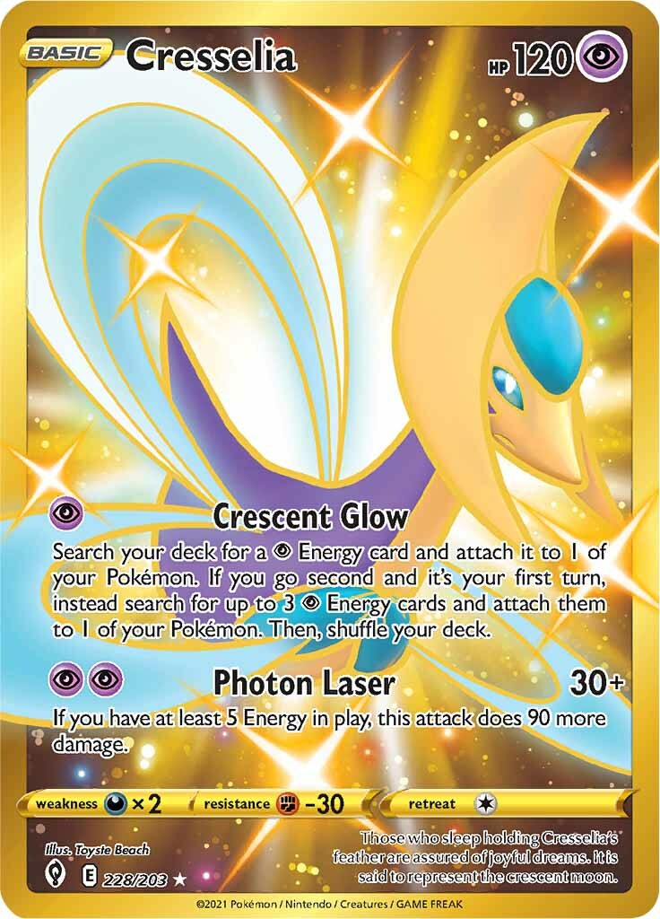 Cresselia (228/203) [Sword & Shield: Evolving Skies] | Deep Dive Games St. Marys