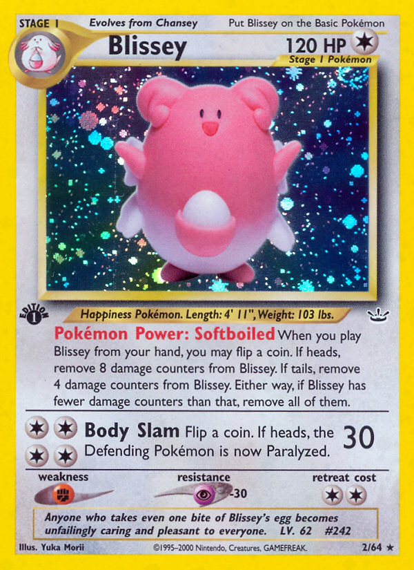 Blissey (2/64) [Neo Revelation 1st Edition] | Deep Dive Games St. Marys