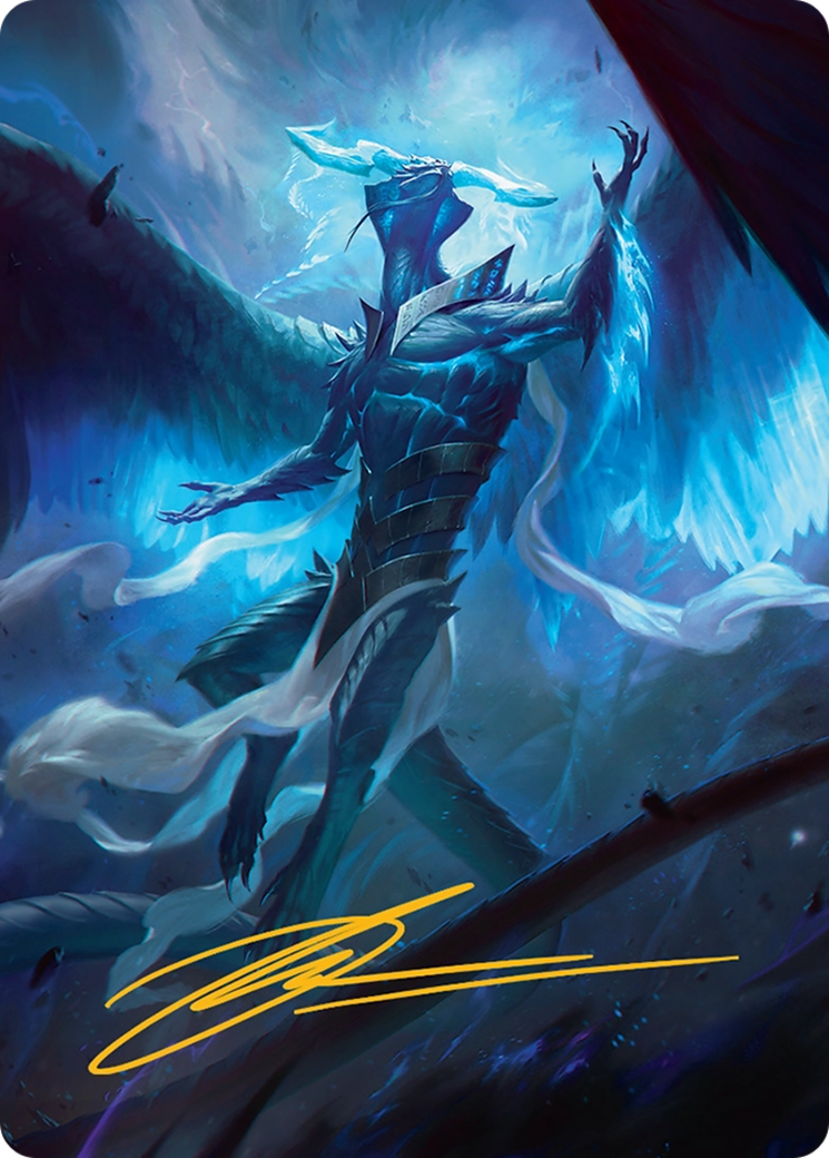 Ugin, Eye of the Storms Art Card (1/54) [Tarkir: Dragonstorm Art Series] | Deep Dive Games St. Marys