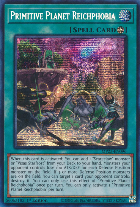 Primitive Planet Reichphobia [MP23-EN096] Prismatic Secret Rare | Deep Dive Games St. Marys