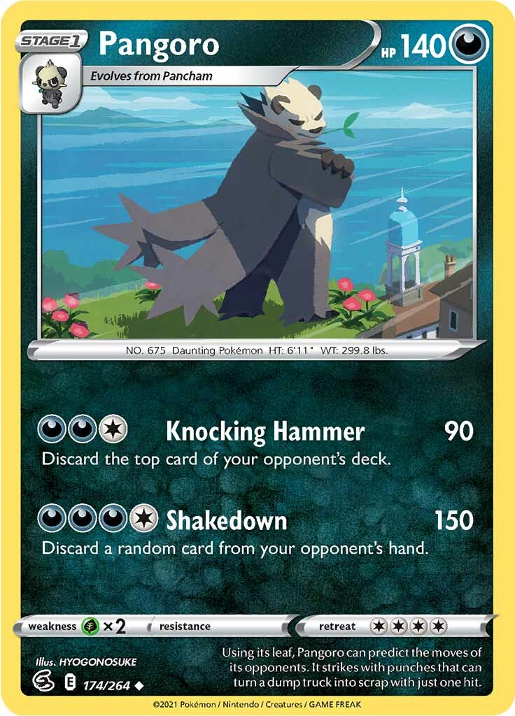 Pangoro (174/264) [Sword & Shield: Fusion Strike] | Deep Dive Games St. Marys