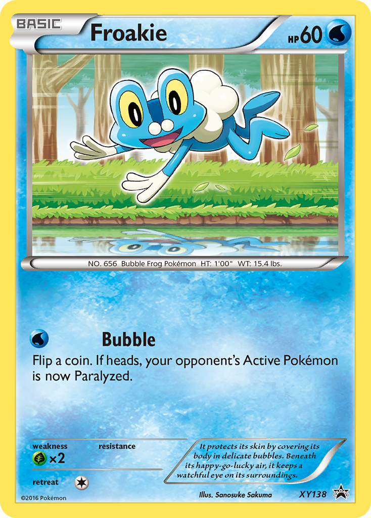 Froakie (XY138) [XY: Black Star Promos] | Deep Dive Games St. Marys